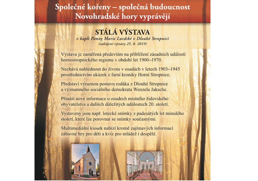 Jižní Čechy,  Stropnicko  - Kaple Panny Marie Lurdské je opět přístupná veřejnosti